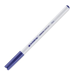 Edding 4600 Textile Pen - Blue, cap on
