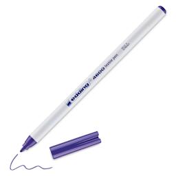 Edding 4600 Textile Pen - Violet, cap off