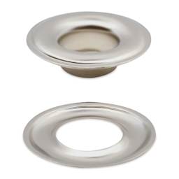 Dritz Grommets - One Nickel-Plated Brass grommet