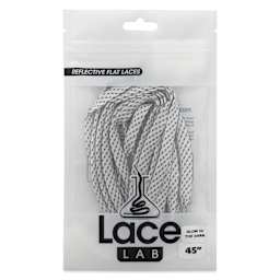 Angelus Lace Lab Flat Colored Shoe Laces - Glow in the Dark, 45" Long - front of packaging