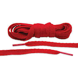 Angelus Lace Lab Flat Colored Shoe Laces - Red