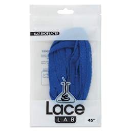 Angelus Lace Lab Flat Colored Shoe Laces - Royal Blue, front of the packaging