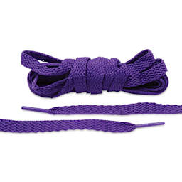 Angelus Lace Lab Flat Colored Shoe Laces - Purple