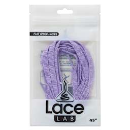 Angelus Lace Lab Flat Colored Shoe Laces - Lilac, front of the packaging
