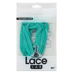 Angelus Lace Lab Flat Colored Shoe Laces - Mint, front of the packaging
