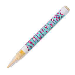Alpha6 AlphaFlex Textile and Leather Paint Marker - Ivory, 1 mm - w/ cap removed