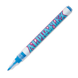 Alpha6 AlphaFlex Textile and Leather Paint Marker - Blue, 1 mm - w/ cap removed