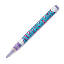 Alpha6 AlphaFlex Textile and Leather Paint Marker - Light Purple, 1 mm - w/ cap removed