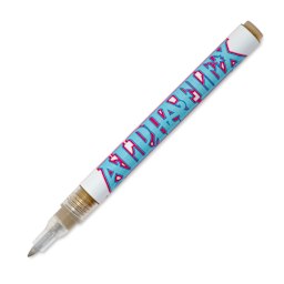 Alpha6 AlphaFlex Textile and Leather Paint Marker - Brown, 1 mm - w/ cap removed
