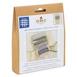 DMC Mini Weaving Loom - front of packaging, angled view