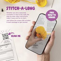 Bucilla Acrylic Yarn Amigurumi Crochet Kits - how to access step-by-step video instructions