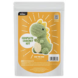 Bucilla T-Shirt Yarn Amigurumi Crochet Kit - Dan the Dino - front of packaging