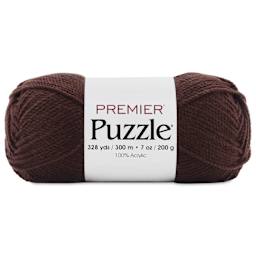 Premier Yarn Puzzle Solids Yarn - Brown, 328 yds