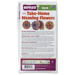 Roylco Take-Home Weaving Flowers - Set of 16, front of packaging