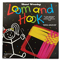 Plastic Pot Holder Loom - 7" x 7" - front of packaging