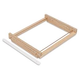 Todd Loom - Angled view of loom frame
