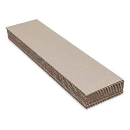 Cardboard Looms - Pkg of 12, 3.25" x 13" - side view, angled