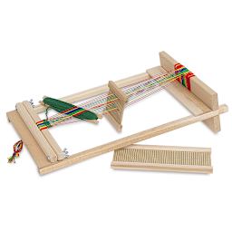 Rigid Heddle Loom - Components of Loom Kit shown