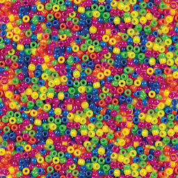 Pony Beads Neon   1000/Pkg.  - Peggable