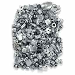 Silver Metallic Bead Mix