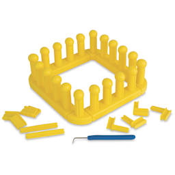 KB Zippy Loom - Master Set shown set up as square