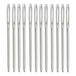 Blunt Tapestry Needle -Set of 12 2 3/4" long needles shown vertically