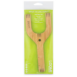 Loome Fiber Craft Tools - Front of package of Slingshot tool