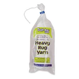 Trait-Tex Heavy Polyester Rug Yarn - 1.37 oz, 3-Ply, 60 yd, White