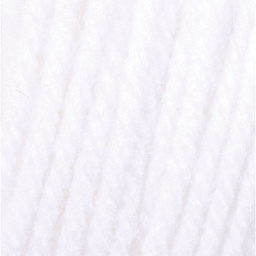 Caron One Pound Acrylic Yarn - 1 lb, 4-Ply, White, Close-up