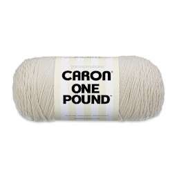 Caron One Pound Acrylic Yarn - 1 lb, 4-Ply, Off White