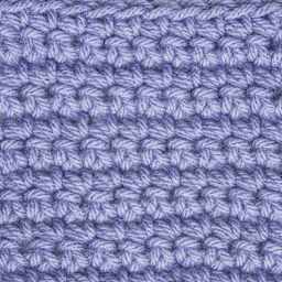 Caron One Pound Acrylic Yarn - 1 lb, 4-Ply, Lavender Blue, Crocheted