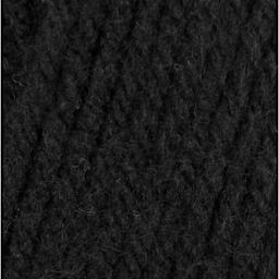 Caron One Pound Acrylic Yarn - 1 lb, 4-Ply, Black, Close-up