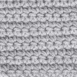 Caron One Pound Acrylic Yarn - 1 lb, 4-Ply, Soft Grey Mix, Crocheted