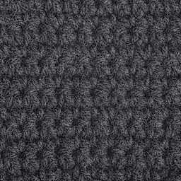 Caron One Pound Acrylic Yarn - 1 lb, 4-Ply, Dark Grey Mix, Crocheted