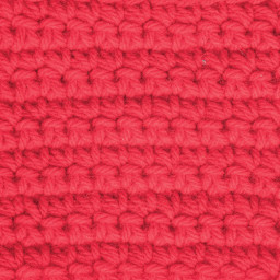 Caron One Pound Acrylic Yarn - 1 lb, 4-Ply, Scarlet, Crocheted