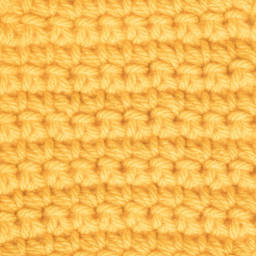 Caron One Pound Acrylic Yarn - 1 lb, 4-Ply, Sunflower, Crocheted