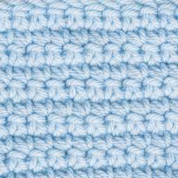 Caron One Pound Acrylic Yarn - 1 lb, Sky Blue, 4 Ply, Crocheted