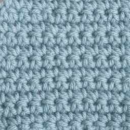 Caron One Pound Acrylic Yarn - 1 lb, 4-Ply, Azure, Crocheted