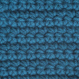 Caron One Pound Acrylic Yarn - 1 lb, 4-Ply, Ocean Blue, Crocheted