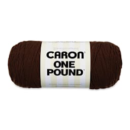 Caron One Pound Acrylic Yarn - 1 lb, 4-Ply, Espresso