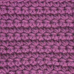 Caron One Pound Acrylic Yarn - 1 lb, 4-Ply, Purple, Crocheted