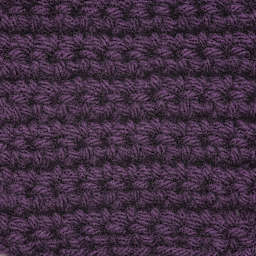 Caron One Pound Acrylic Yarn - 1 lb, 4-Ply, Deep Violet, Crocheted