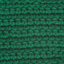 Caron One Pound Acrylic Yarn - 1 lb, 4-Ply, Kelly Green, Crocheted