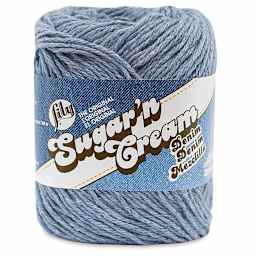 Lily Sugar N' Cream Yarn - 2 oz, 4-Ply, Stonewash