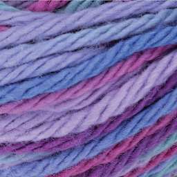 Lily Sugar N' Cream Yarn - 2 oz, 4-Ply, Jewels Ombre (Close-up of yarn)