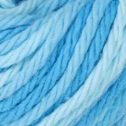 Lily Sugar N' Cream Yarn - 2 oz, 4-Ply, Swimming Pool Ombre (Close-up of yarn)