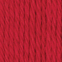 Lily Sugar N' Cream Yarn - 2.5 oz, 4-Ply, Red (Close-up of yarn)