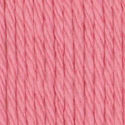 Lily Sugar N' Cream Yarn - 2.5 oz, 4-Ply, Rose Pink (Close-up of yarn)