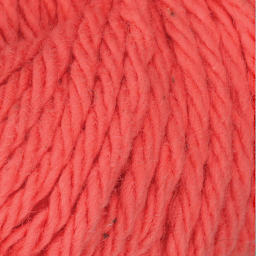 Lily Sugar N' Cream Yarn - 2.5 oz, 4-Ply, Tangerine (Close-up of yarn)
