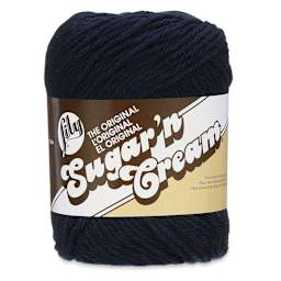 Lily Sugar N' Cream Yarn - 2.5 oz, 4-Ply, Bright Navy